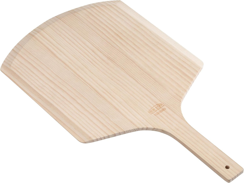 Wooden Pizza Peel, 16" L X 14" W, 24" Overall